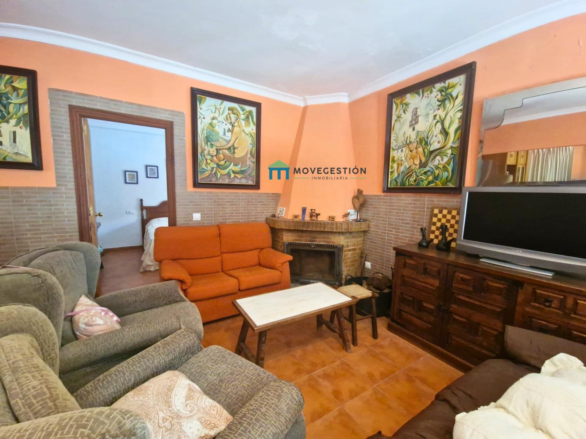 Sala d'estar de Casa o xalet en venda en Ubrique amb Piscina