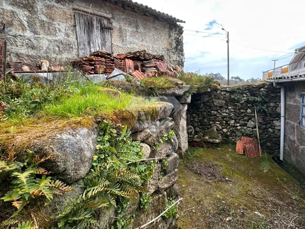 Vista exterior de Casa o chalet en venta en A Lama   con Jardín privado, Trastero y Amueblado