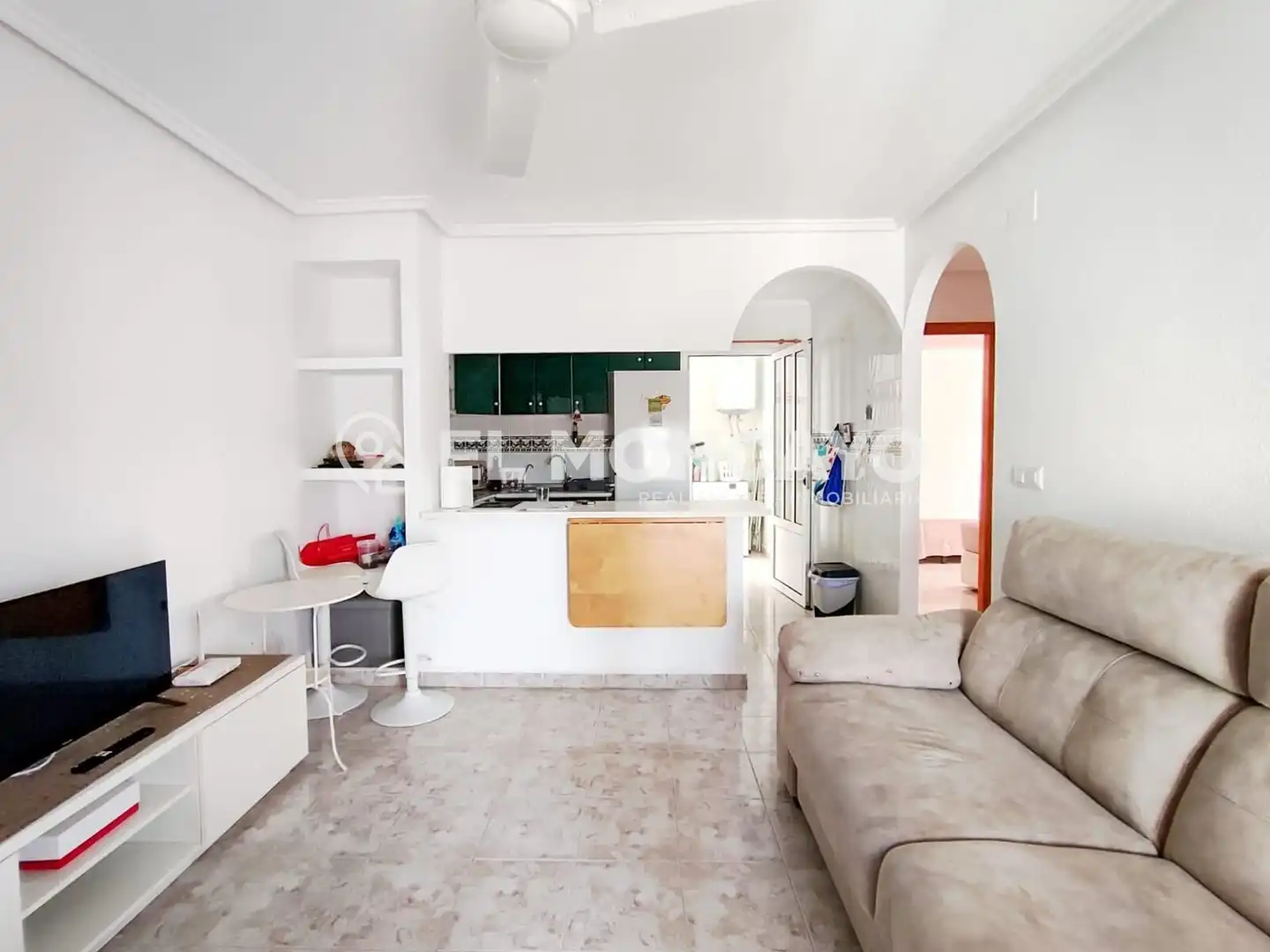 Sala de estar de Apartamento en venta en Guardamar del Segura con Aire acondicionado, Calefacción y Terraza