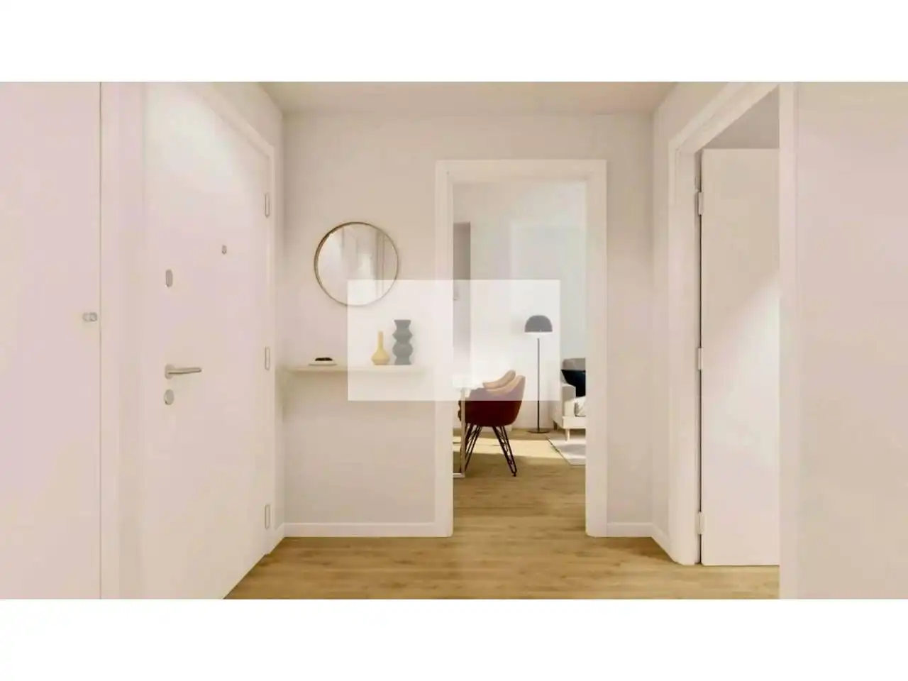 Bedroom of Flat for rent in Sabadell  with Air Conditioner, Heating and Parquet flooring