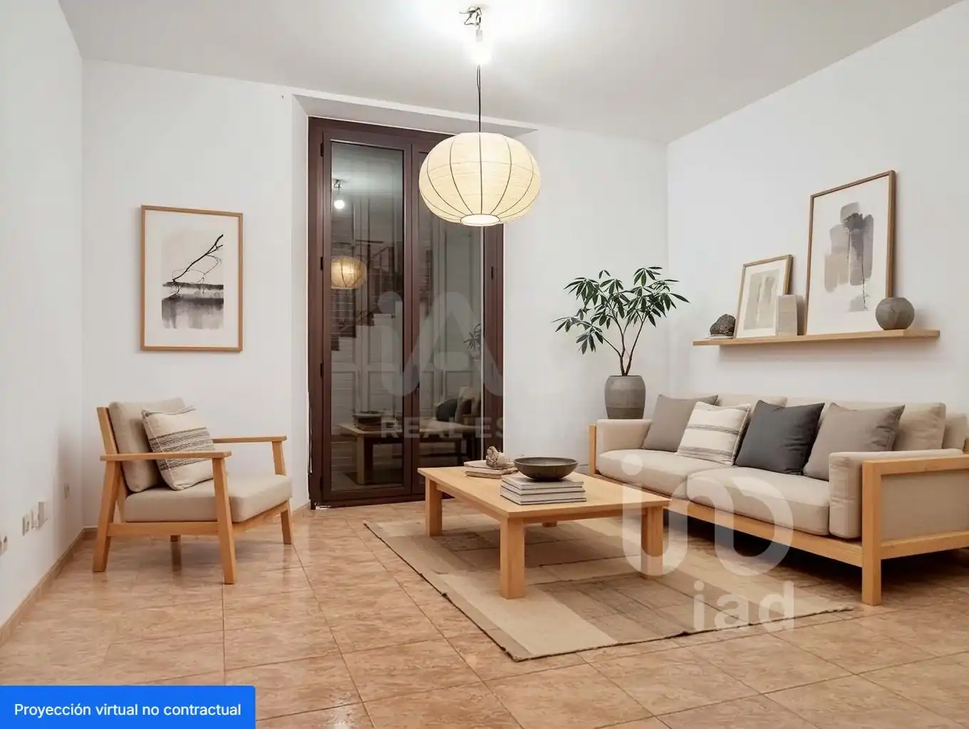 Sala d'estar de Pis en venda en Vilanova i la Geltrú amb Aire condicionat i Calefacció
