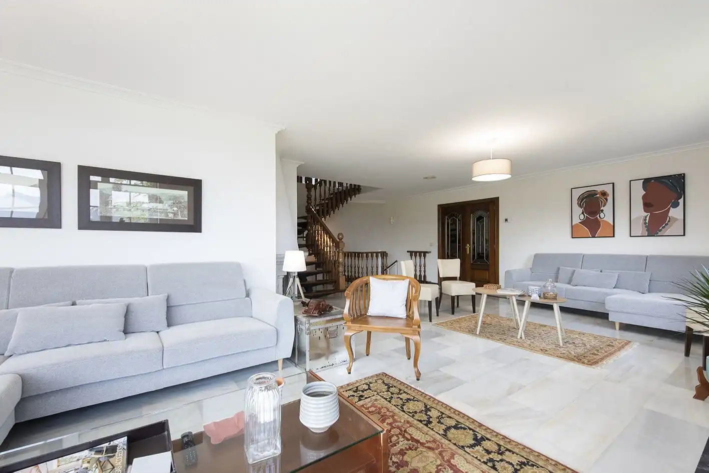 Sala d'estar de Casa o xalet en venda en Gondomar amb Calefacció, Parquet i Terrassa