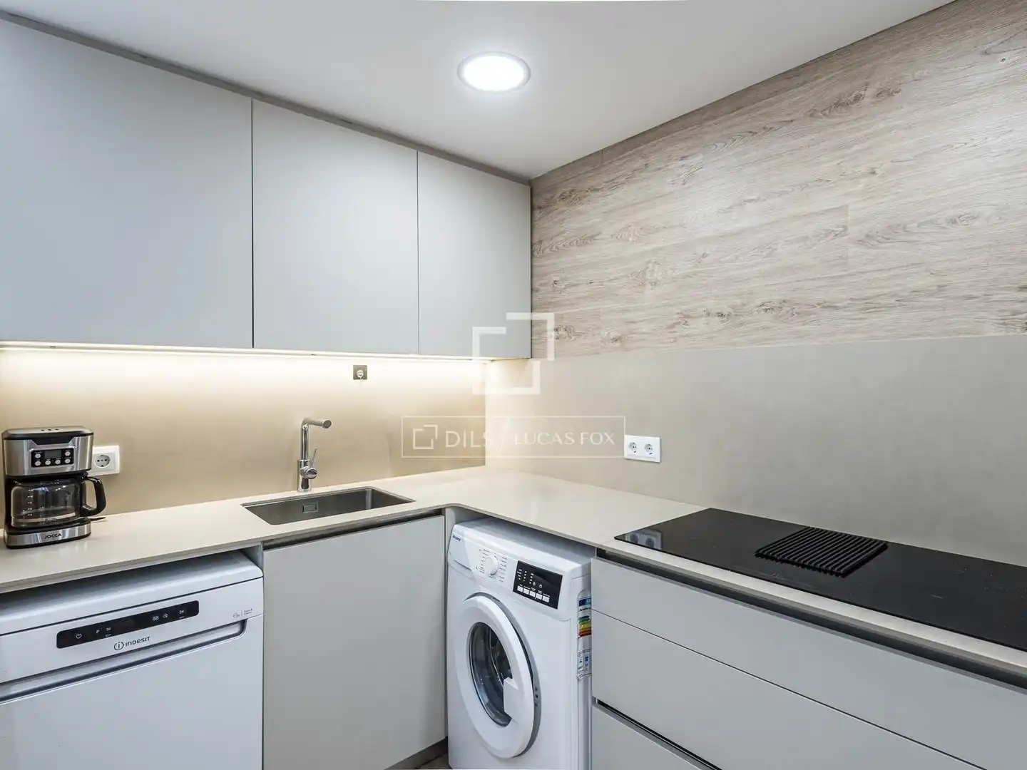 Cocina de Piso de alquiler en Sant Cugat del Vallès con Aire acondicionado, Jardín privado y Terraza