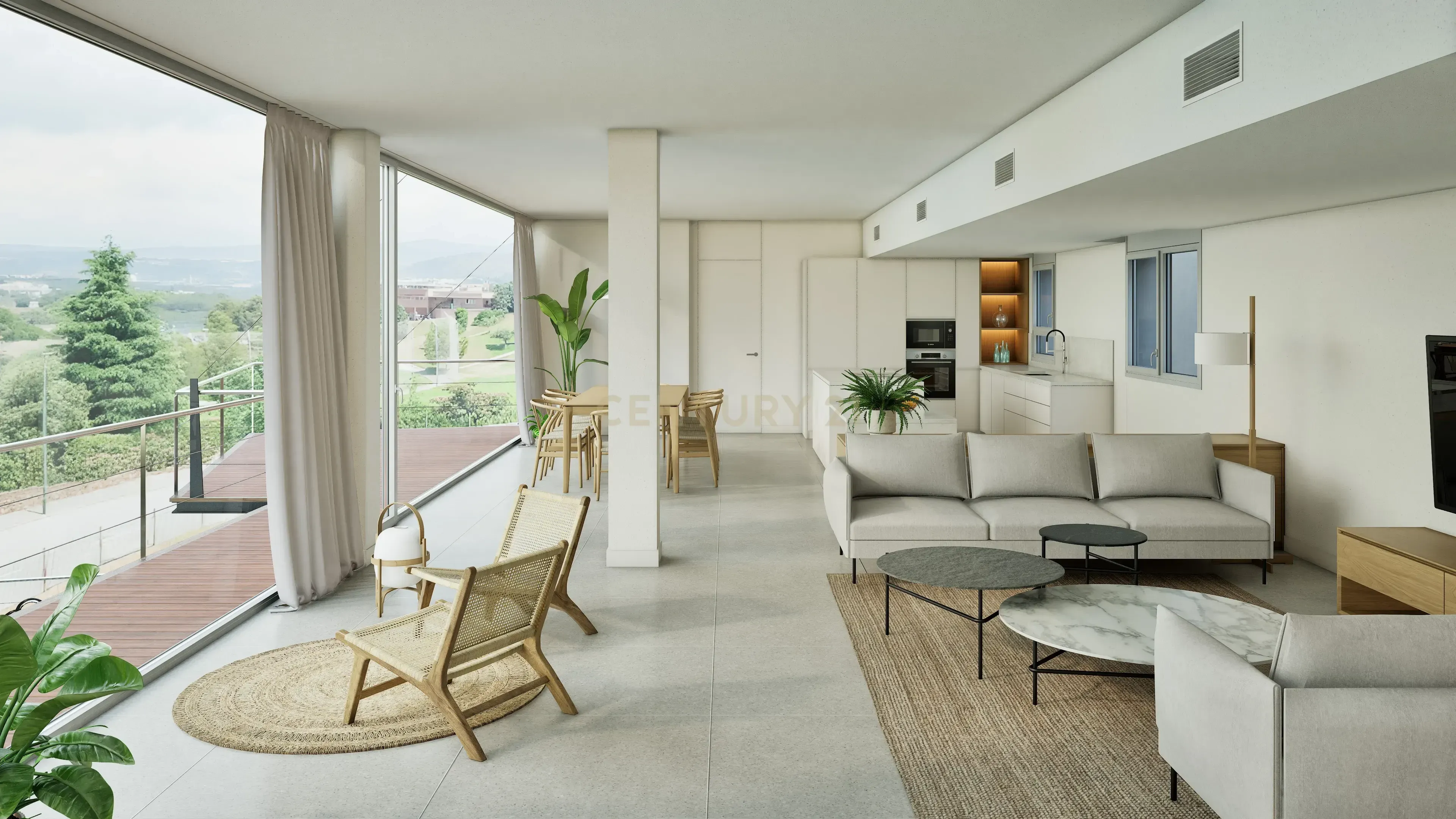 Living room of House or chalet for sale in Sant Esteve Sesrovires  with Terrace and Swimming Pool