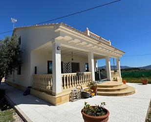 Exterior view of Country house for sale in Castalla  with Heating, Private garden and Terrace