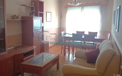 Living room of Flat for sale in Vigo   with Heating, Parquet flooring and Terrace