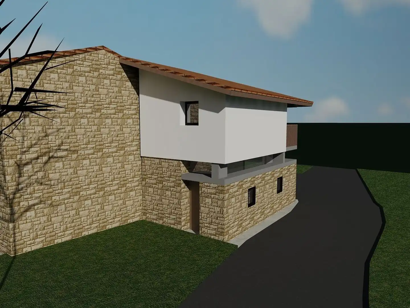 Außenansicht von Haus oder Chalet zum Verkauf in Villaviciosa mit Schwimmbad