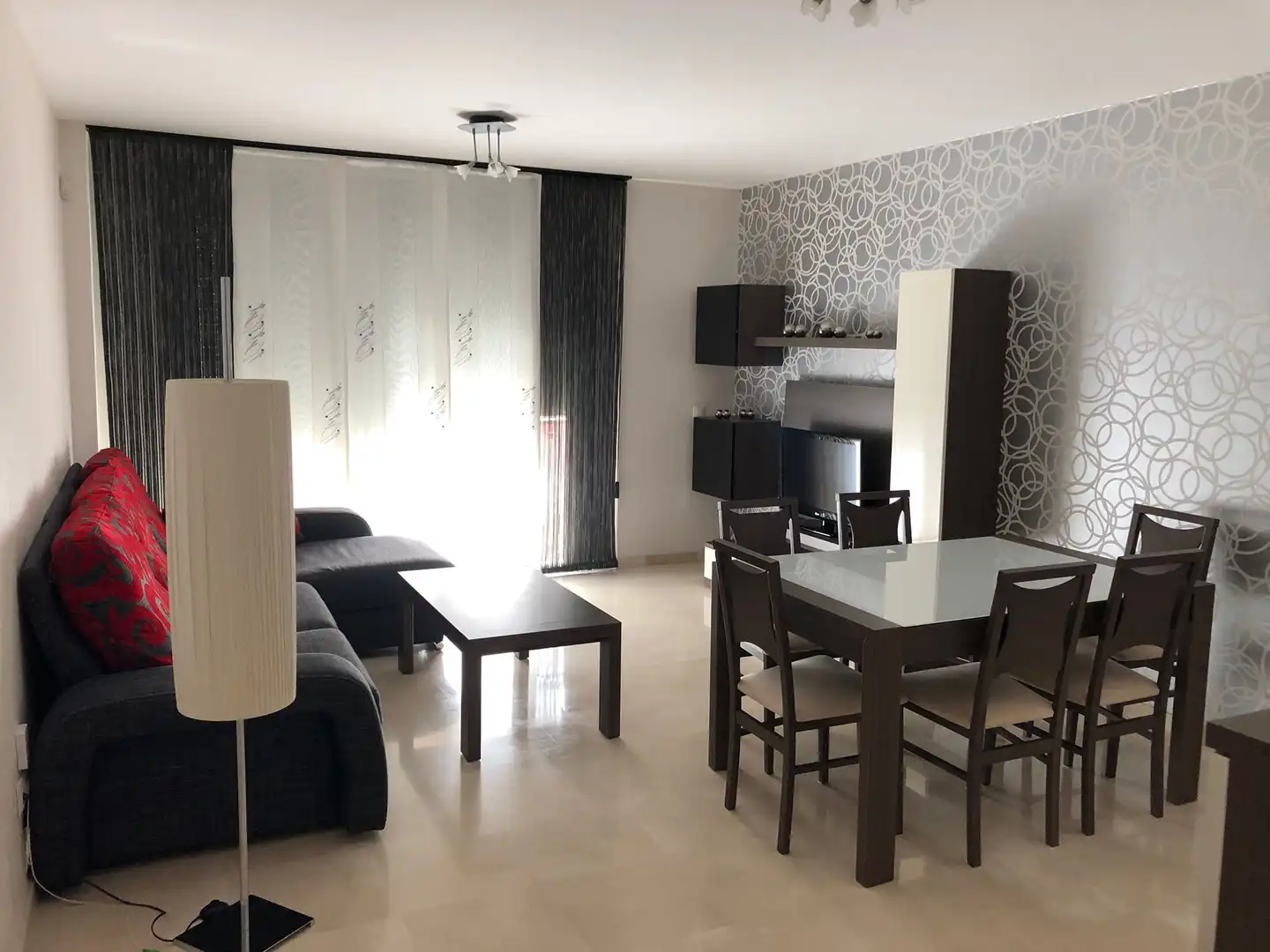 Sala de estar de Piso de alquiler en Santa Cruz de Tenerife con Aire acondicionado y Amueblado