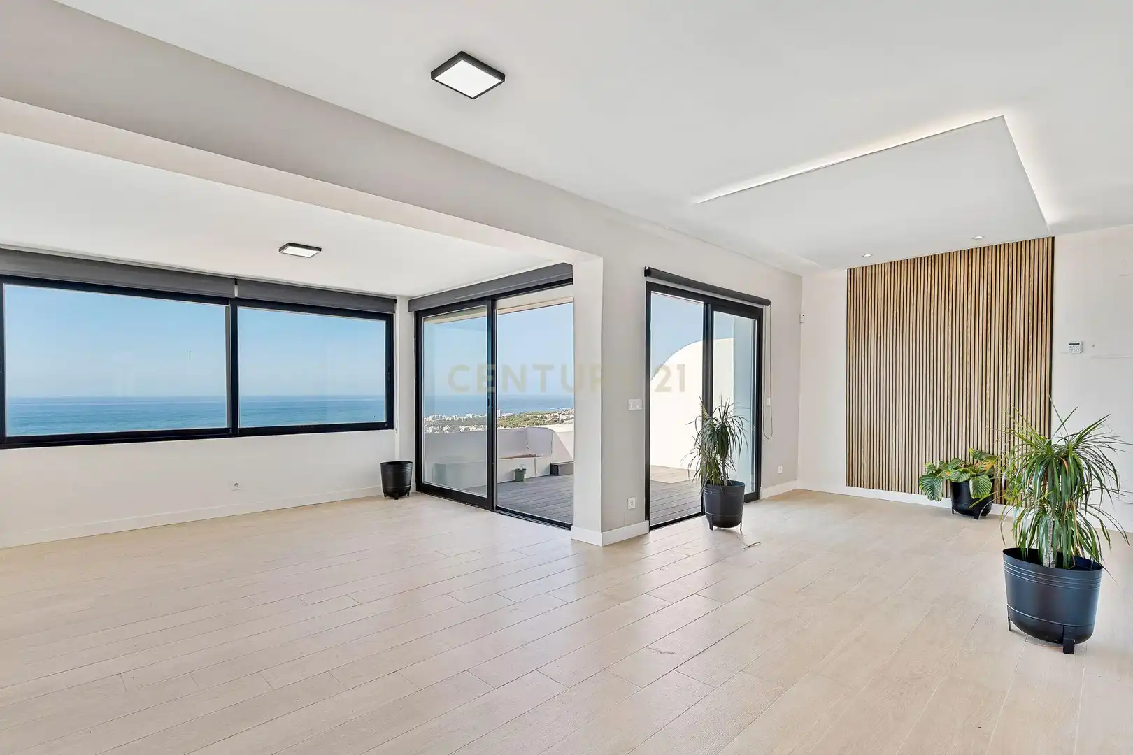 Sala d'estar de Apartament en venda en Mijas amb Aire condicionat i Alarma