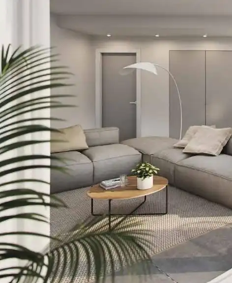 Sala d'estar de Dúplex en venda en L'Hospitalet de Llobregat amb Calefacció, Terrassa i Piscina comunitària