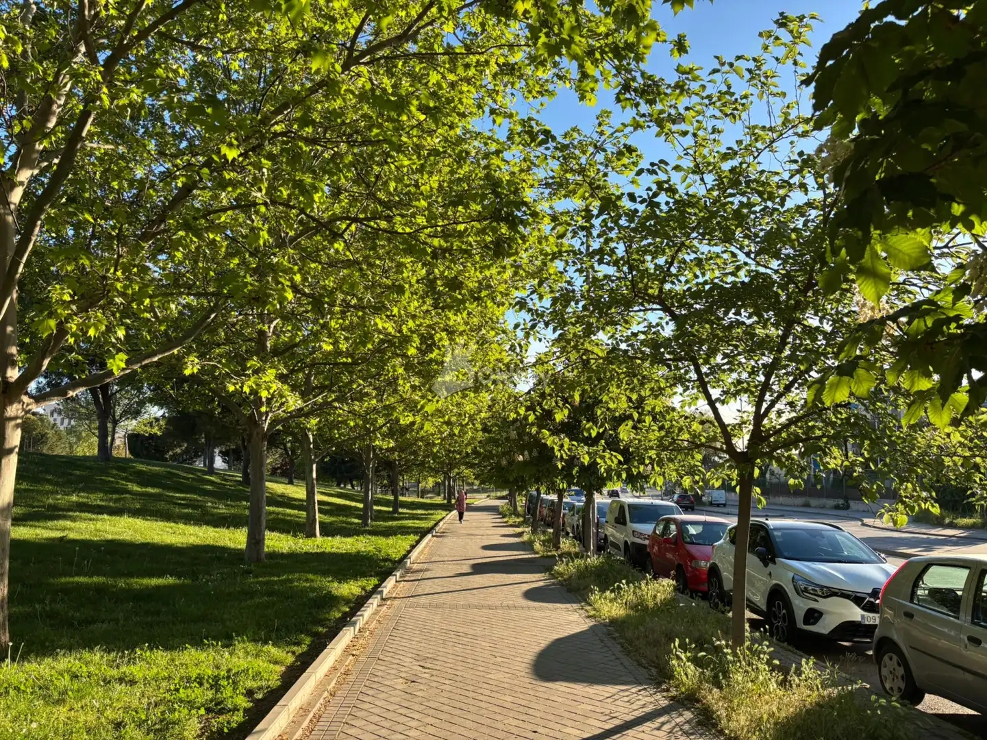 Vista exterior de Piso en venta en  Madrid Capital con Aire acondicionado, Jardín privado y Parquet