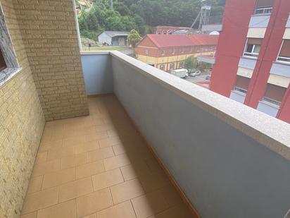 Balcony of Flat for sale in Langreo  with Heating, Parquet flooring and Terrace