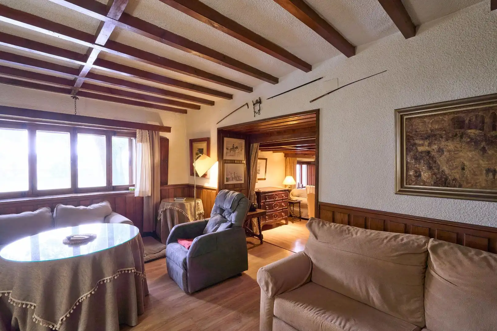 Sala de estar de Finca rústica en venta en Horcajo Medianero