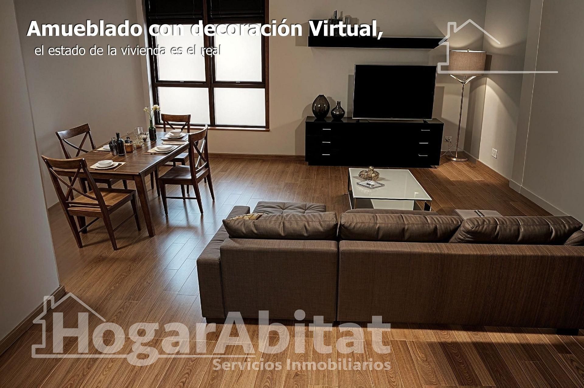 Living room of Flat for sale in  Valencia Capital  with Air Conditioner