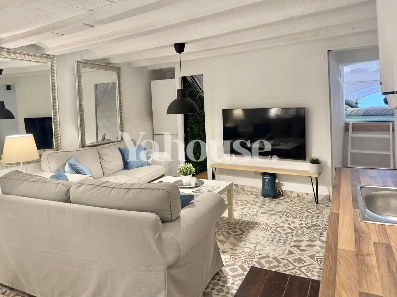 Wohnzimmer von Maisonette zum Verkauf in Barcelona