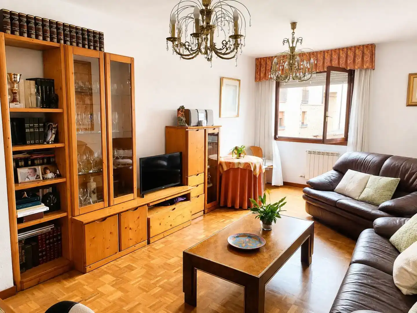 Sala d'estar de Pis en venda en Viana amb Balcó