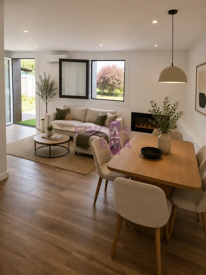 Sala de estar de Casa o chalet en venta en Vilanova del Vallès con Calefacción, Jardín privado y Terraza