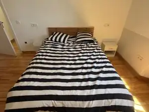 Bedroom of Flat for rent in Segovia  with Heating, Furnished and Internet