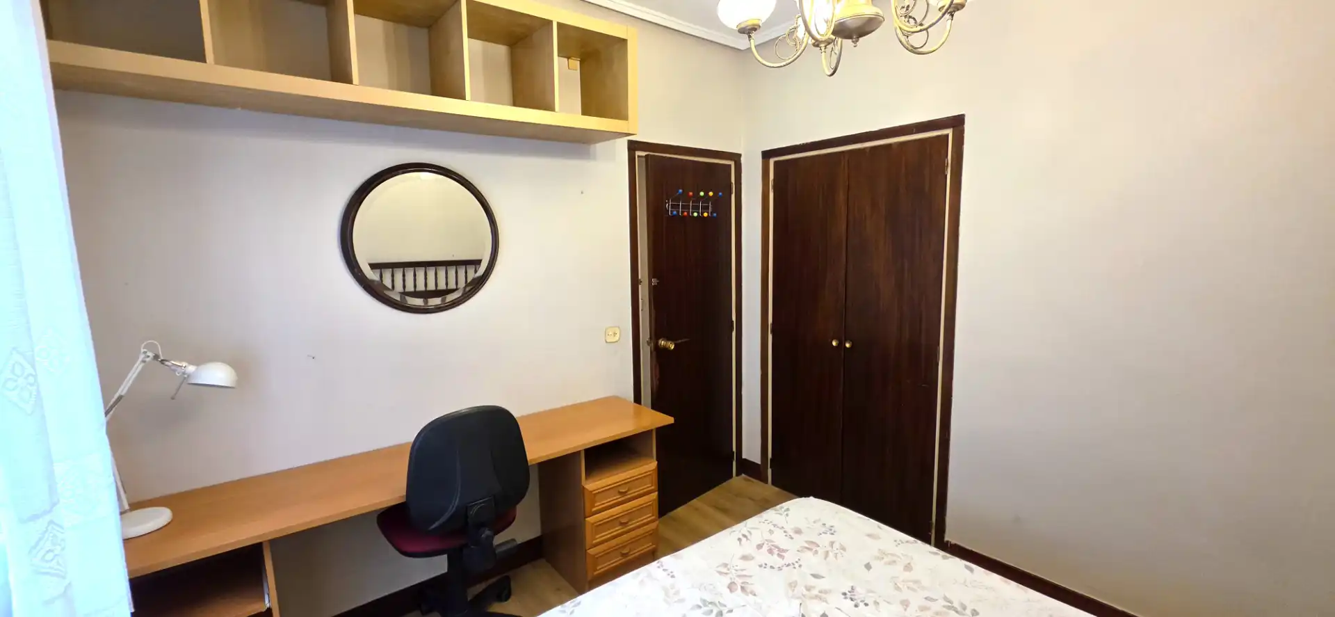 Bedroom of Flat for rent in Bilbao   with Heating, Parquet flooring and Furnished