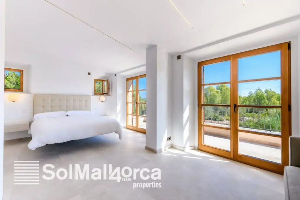 Bedroom of Country homes for sale in Pollença  with Air Conditioner, Heating and Private garden