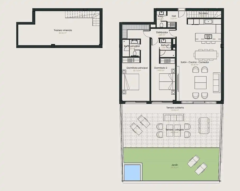 Apartment mit Pool zum Verkauf in Los Arqueros  - Puerto del Almendro, imagen 21
