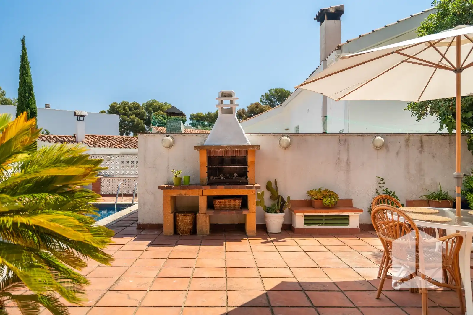 Jardí de Casa o xalet en venda en Castelldefels amb Terrassa, Piscina i Balcó