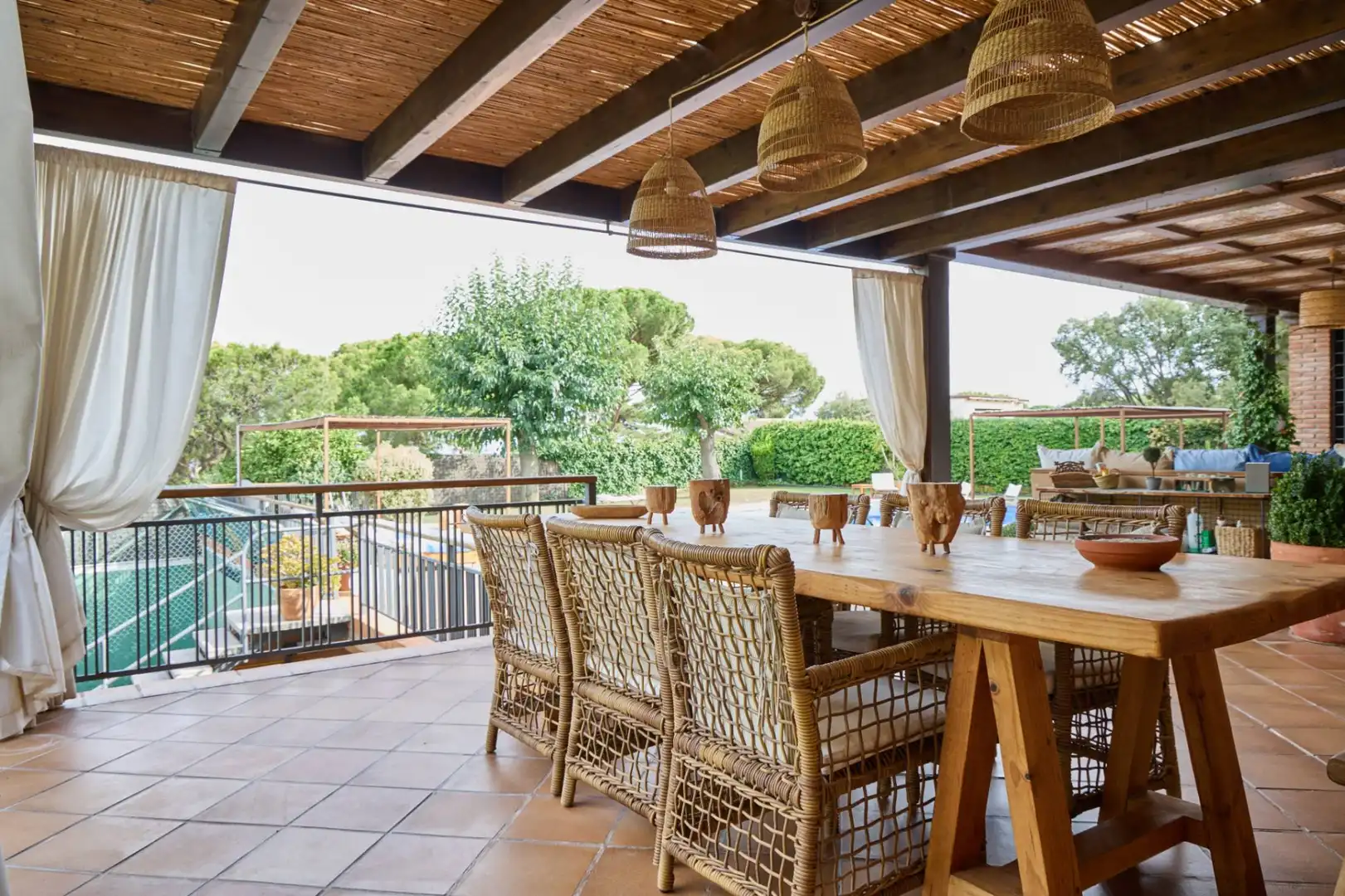 Terrassa de Casa o xalet en venda en Sant Andreu de Llavaneres amb Calefacció, Jardí privat i Terrassa