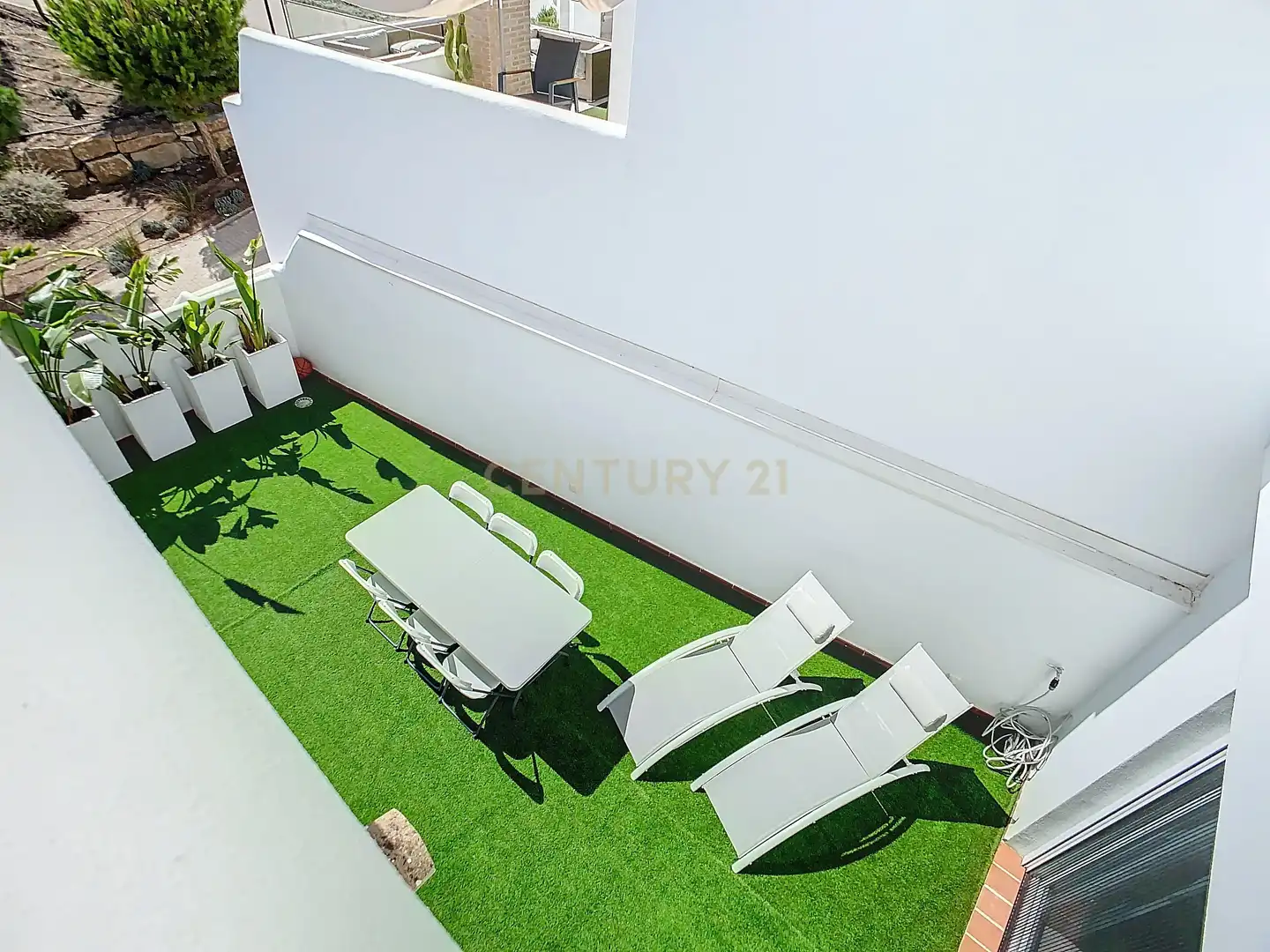 Terrasse von Haus oder Chalet zum Verkauf in Benalmádena mit Klimaanlage, Balkon und Alarm