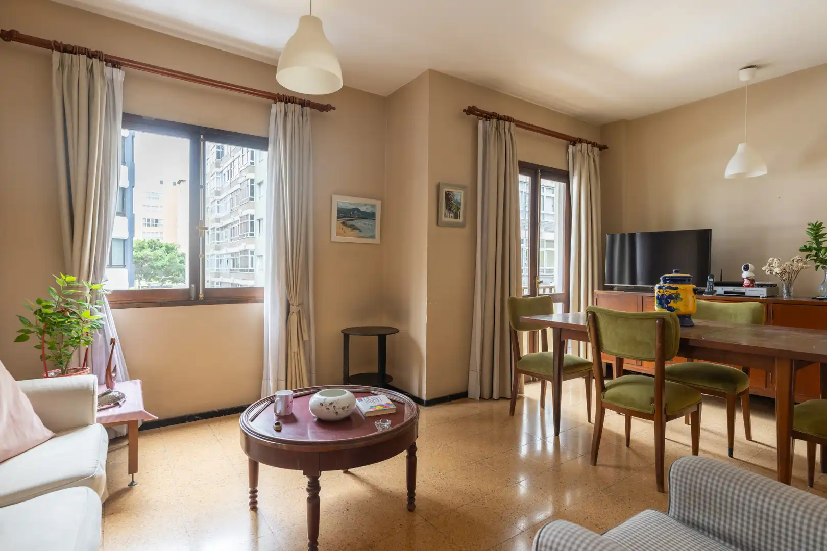 Sala de estar de Piso en venta en Las Palmas de Gran Canaria con Terraza, Trastero y Balcón
