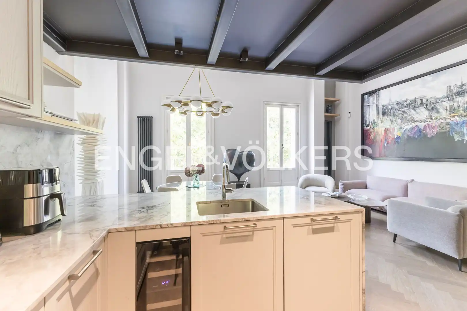 Kitchen of Flat for sale in Madrid  with Air Conditioner, Heating and Storage room