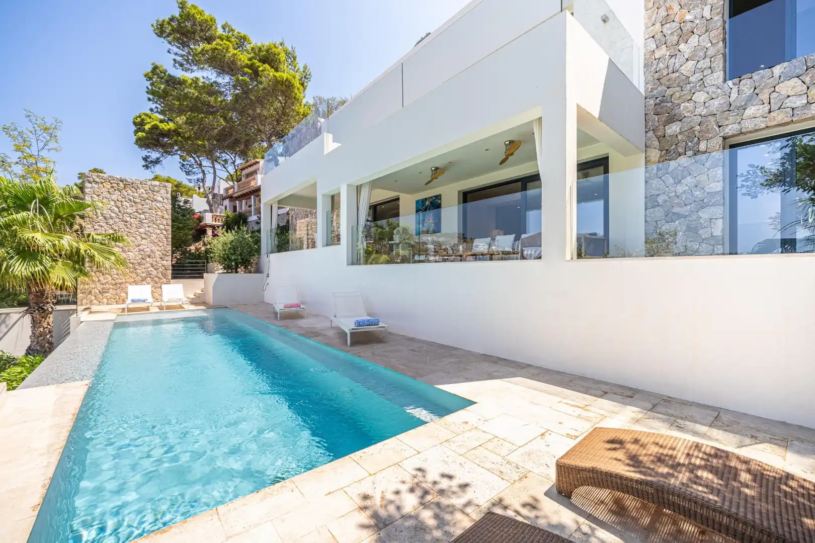 Piscina de Casa o xalet en venda en Andratx amb Aire condicionat, Calefacció i Jardí privat