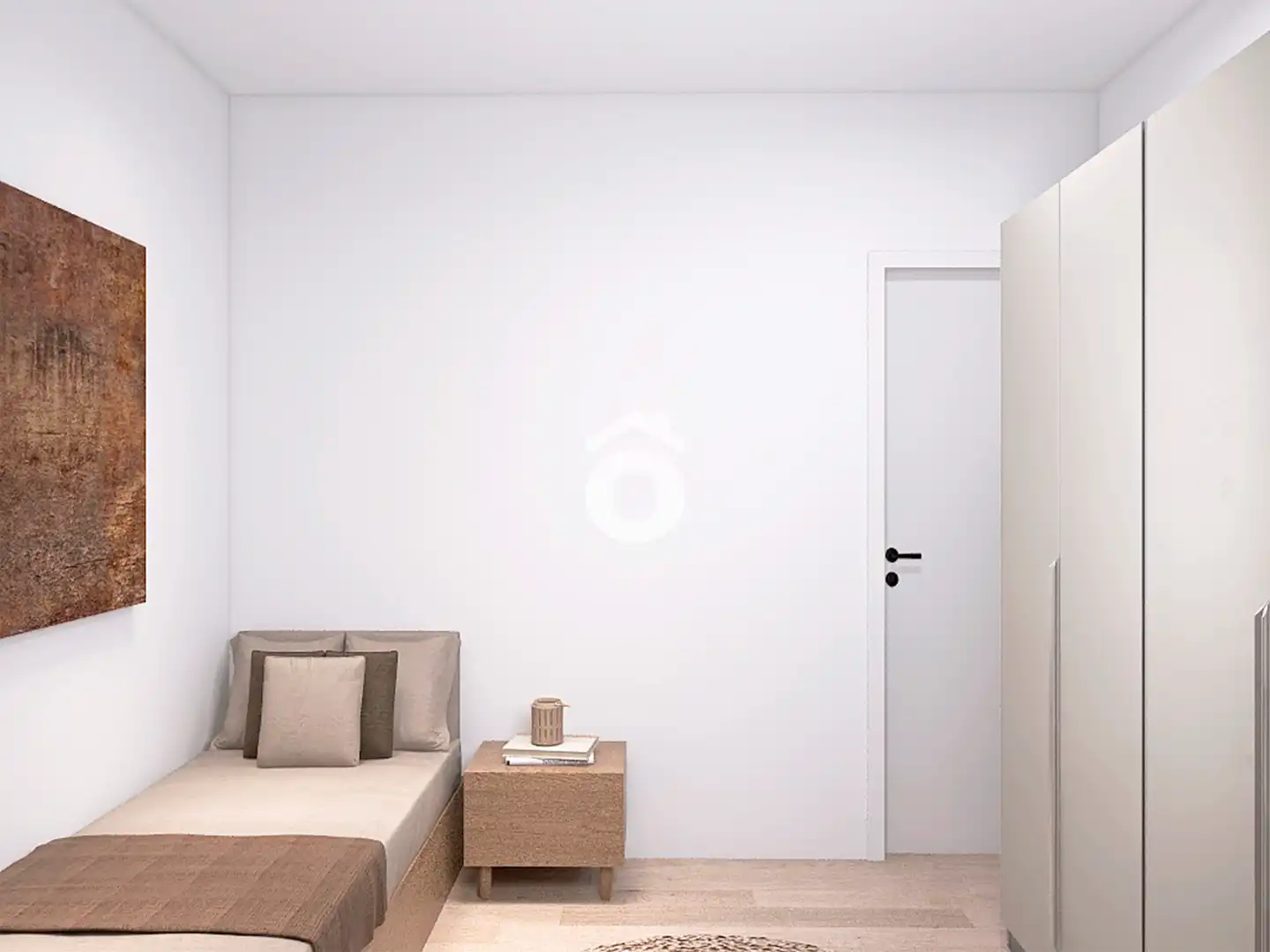 Schlafzimmer von Wohnung zum Verkauf in Esparreguera mit Klimaanlage, Heizung und Balkon