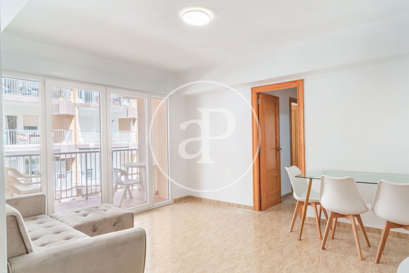 Bedroom of Flat for sale in Sueca  with Air Conditioner, Heating and Furnished