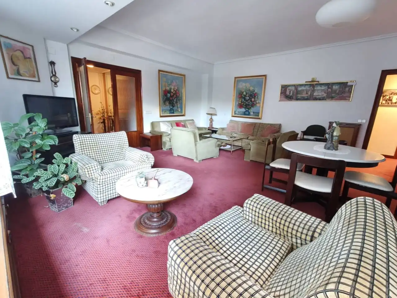 Living room of Flat for sale in Bilbao   with Heating and Balcony