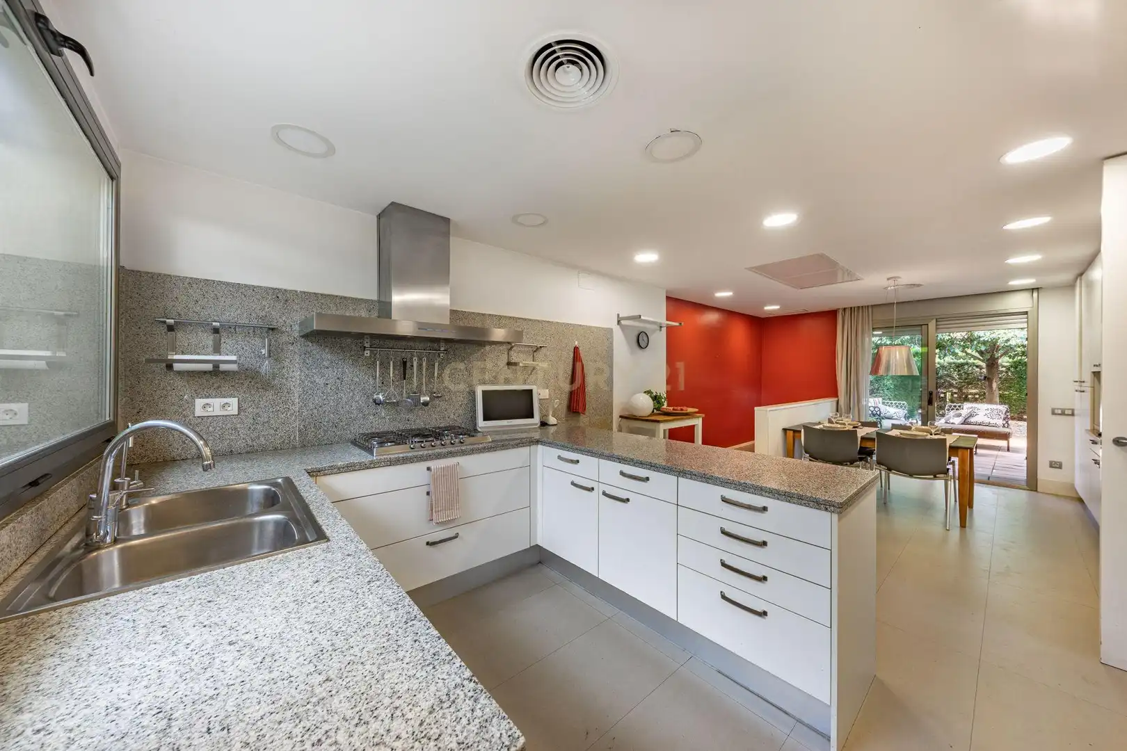 Kitchen of Houses for sale in Sant Cugat del Vallès