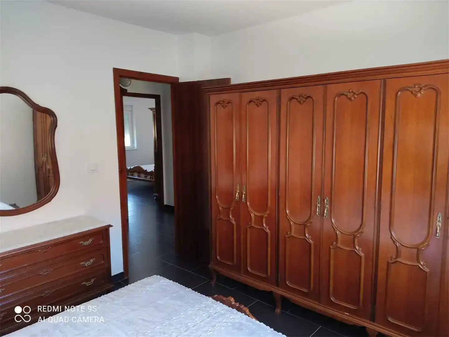 Schlafzimmer von Wohnung zur Miete in Carnota mit Möbliert, Ofen und Waschmaschine