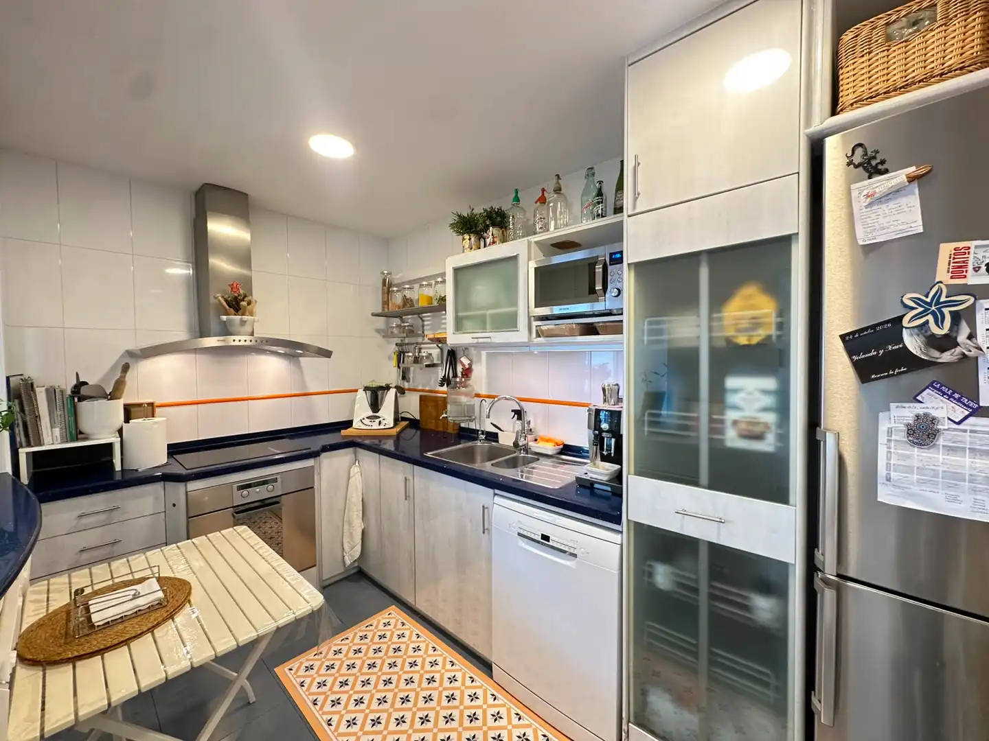 Kitchen of Ground floor for sale in Badalona  with Air Conditioner, Heating and Terrace