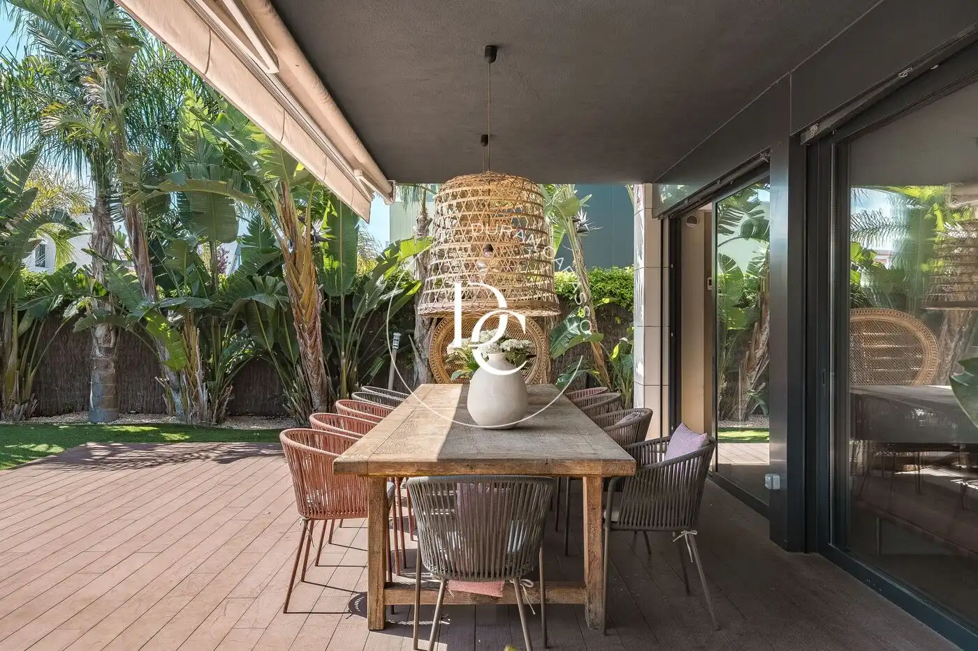 Terraza de Casa o chalet de alquiler en Sitges con Aire acondicionado, Calefacción y Jardín privado