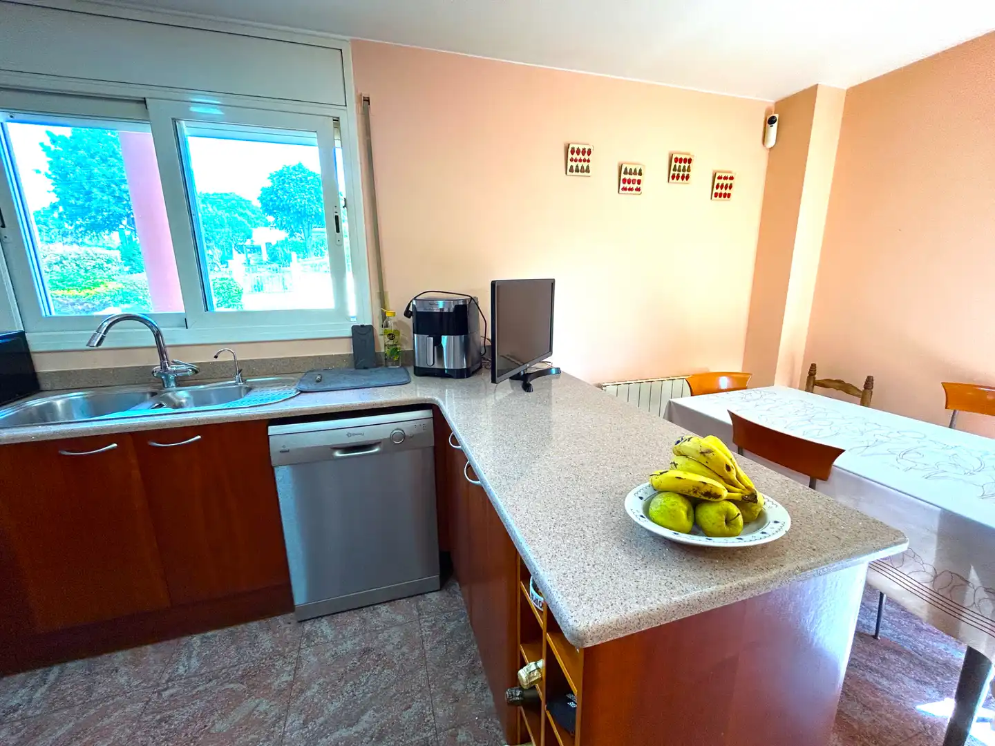 Cocina de Casa o chalet en venta en Santa Coloma de Farners con Calefacción, Jardín privado y Terraza