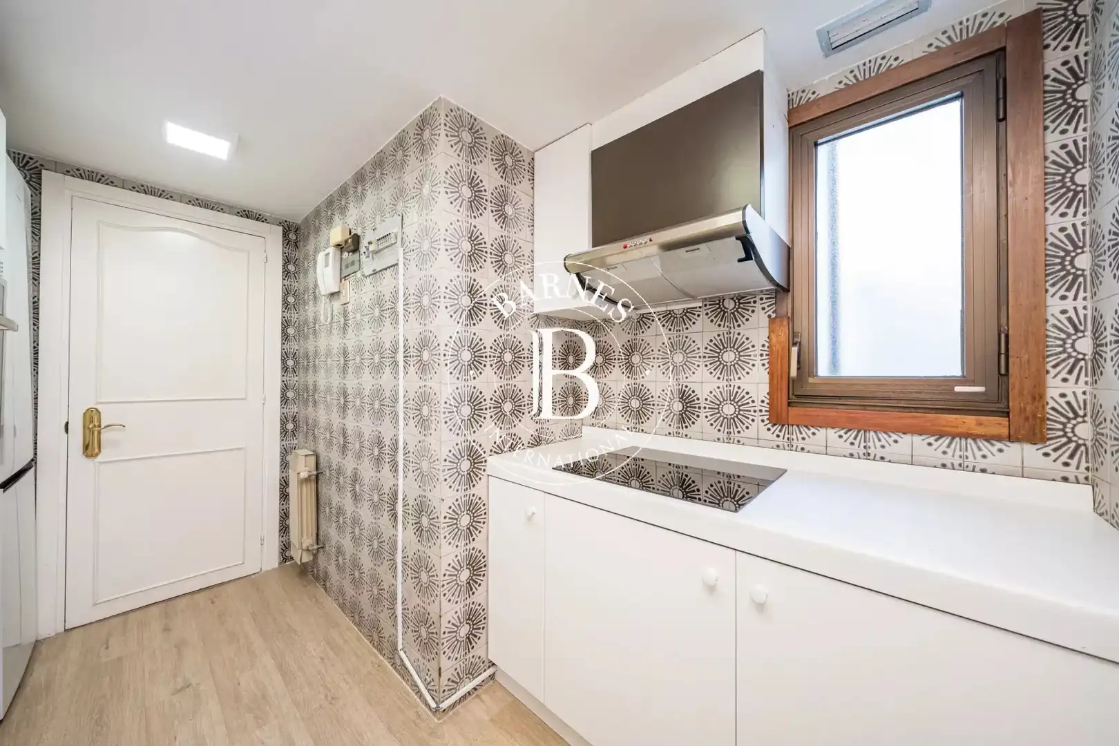 Kitchen of Flat for rent in Madrid  with Air Conditioner, Heating and Private garden