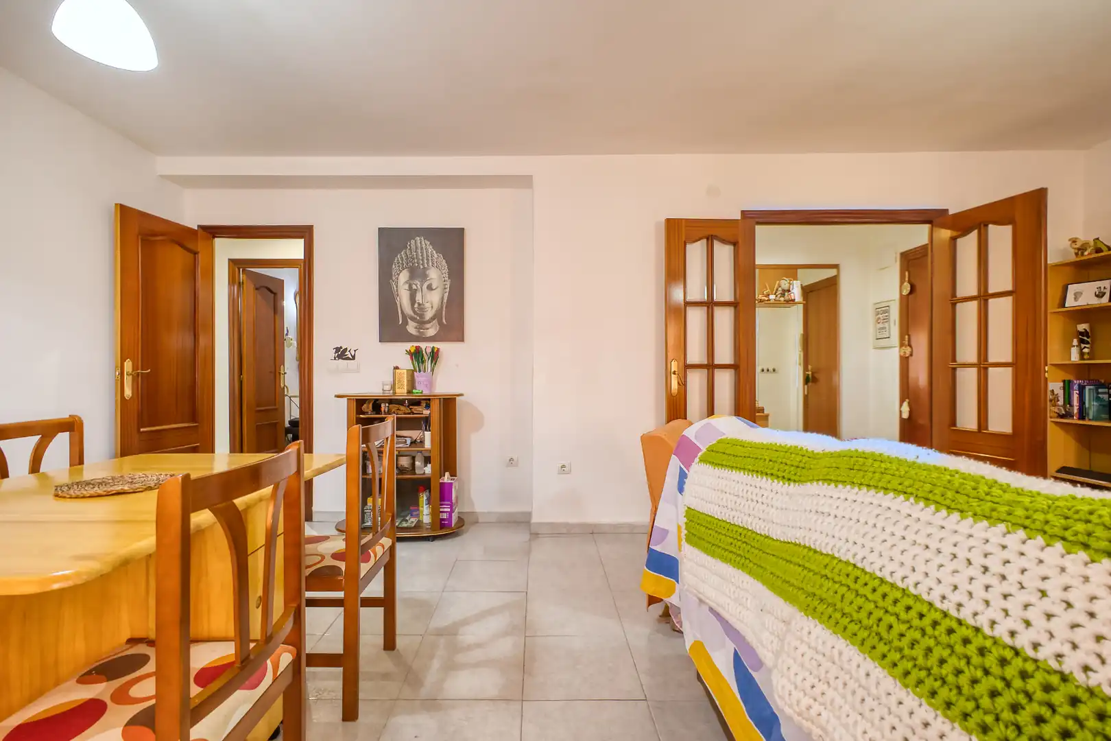 Living room of Flat for sale in Jijona / Xixona  with Storage room, Furnished and Oven