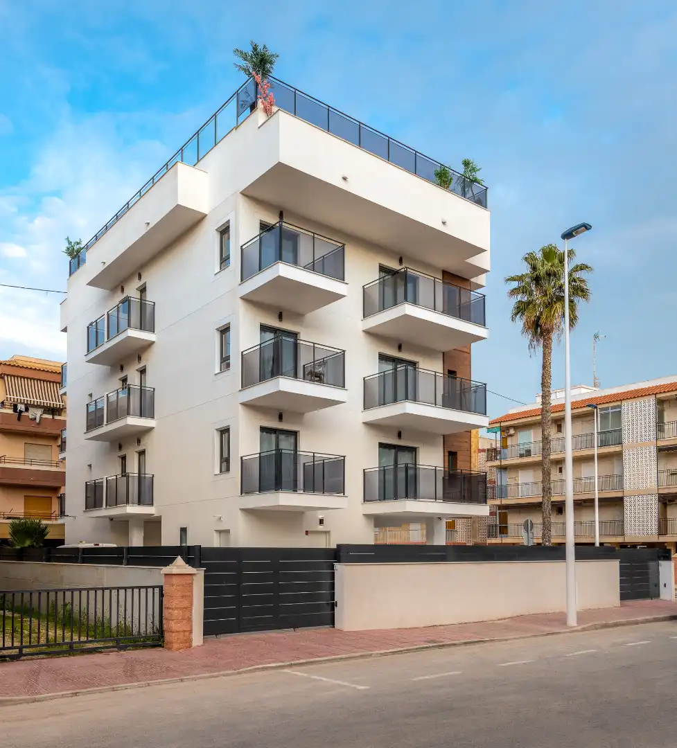 Exterior view of Buildings for sale in Santa Pola  with Alarm and Community pool