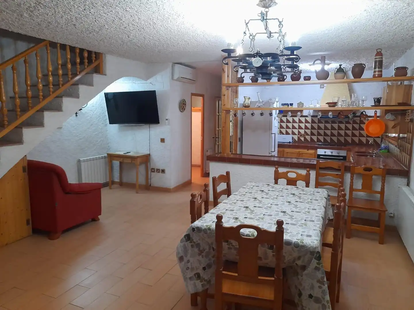 Sala de estar de Casa o chalet de alquiler en Gratallops con Terraza y Balcón