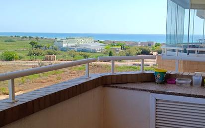 Terrasse von Wohnungen zum verkauf in Cabanes mit Klimaanlage, Terrasse und Schwimmbad