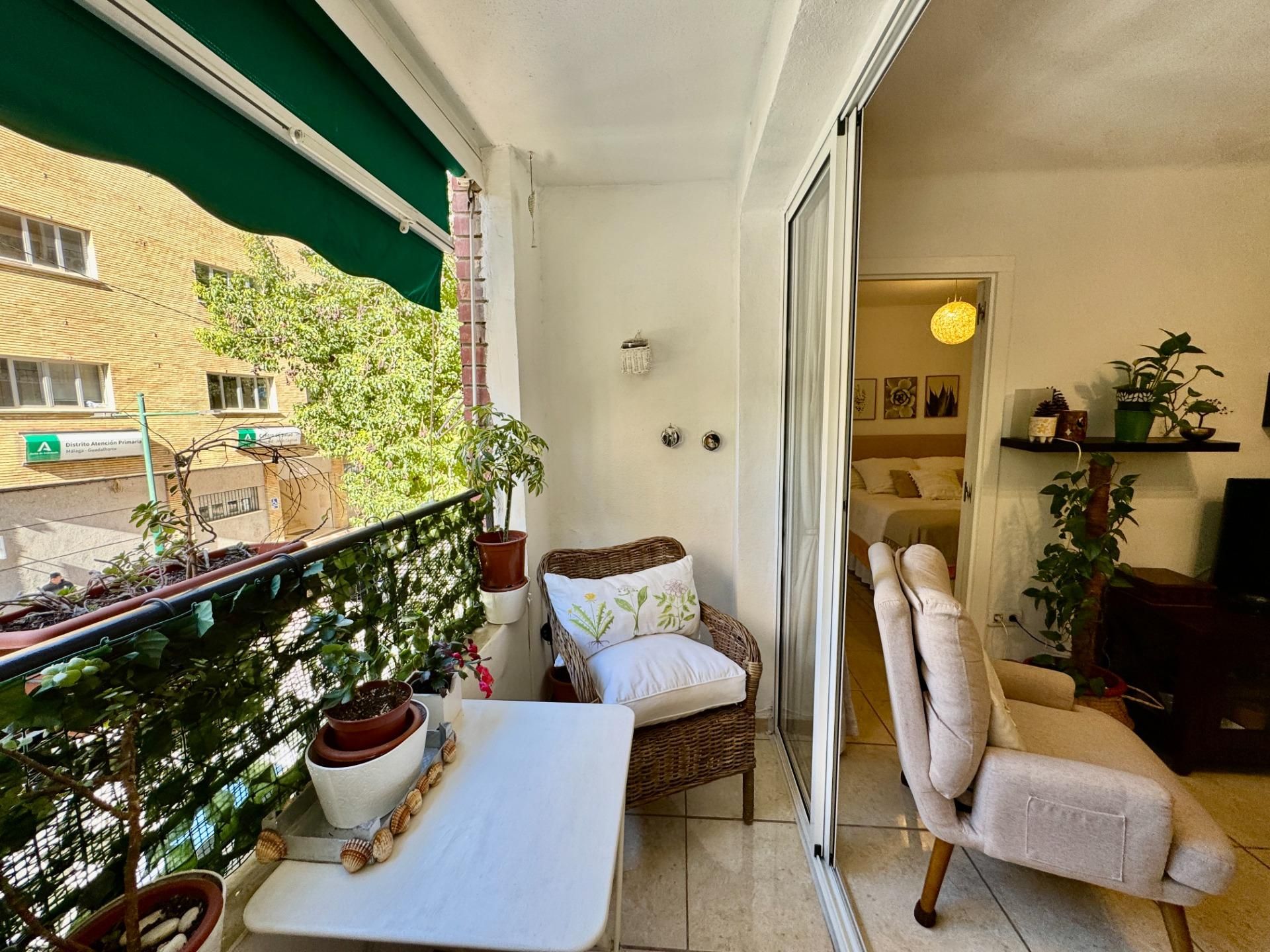 Balcony of Flat for sale in Málaga Capital  with Air Conditioner and Terrace
