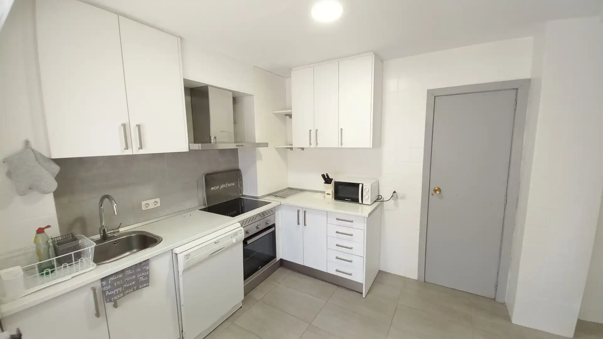 Cocina de Piso de alquiler en Albacete con Calefacción, Amueblado y Balcón