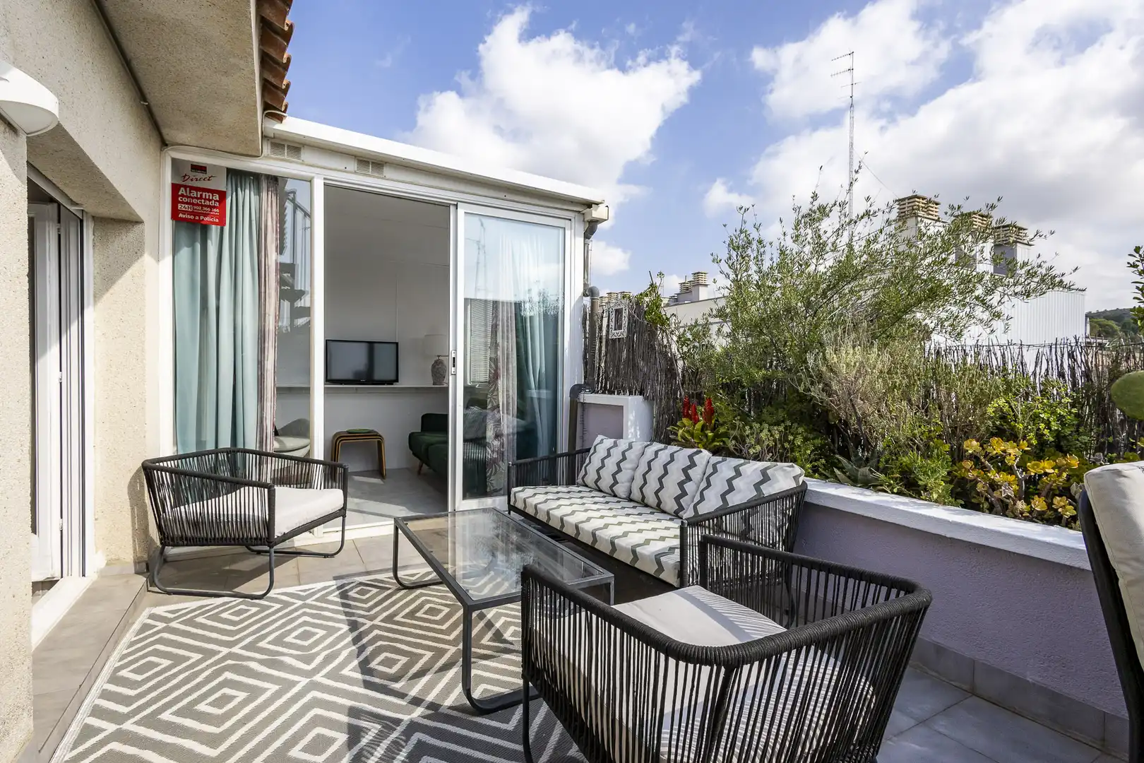 Terrassa de Àtic de lloguer en Sitges amb Aire condicionat, Calefacció i Terrassa