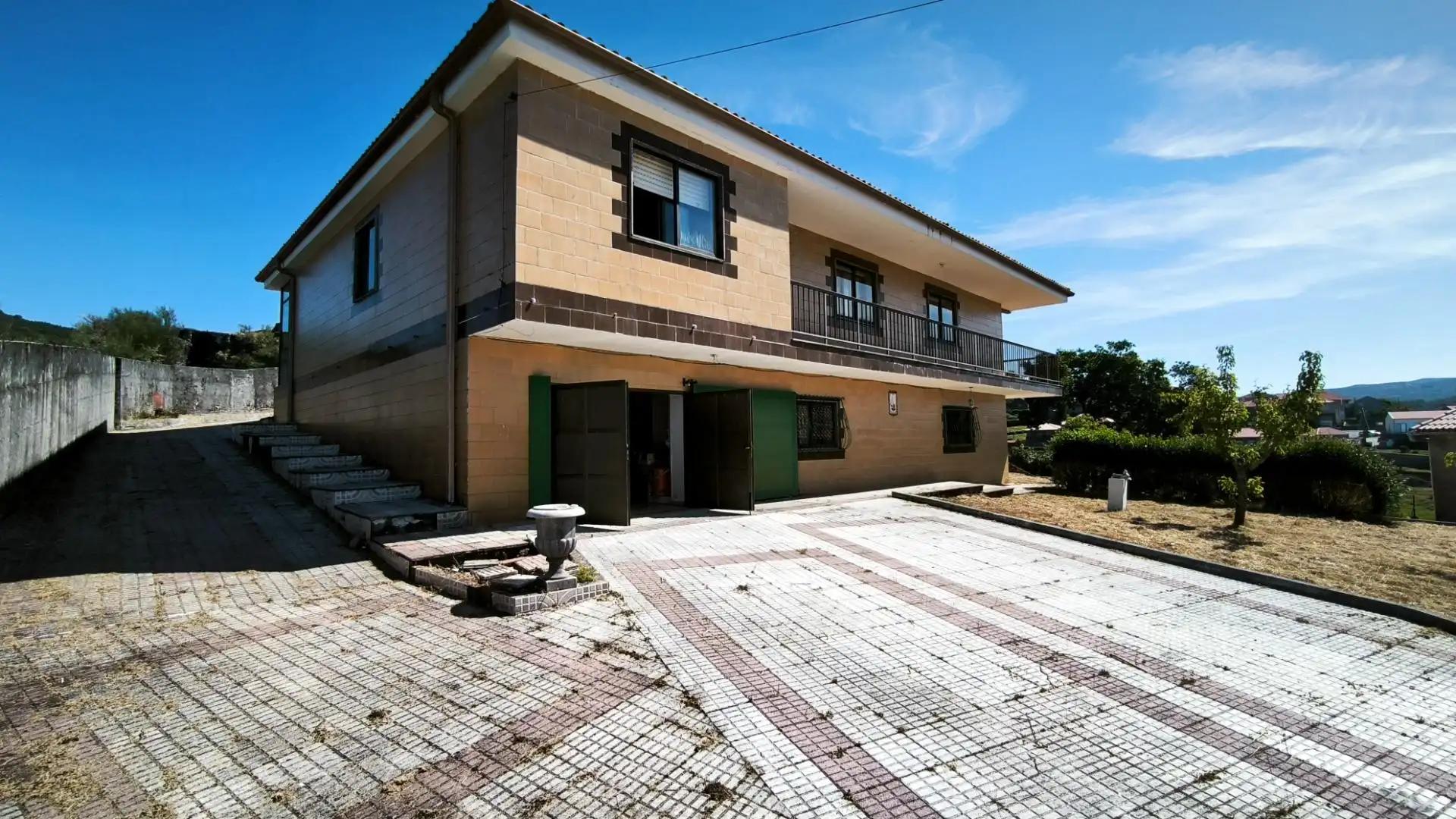 Vista exterior de Casa o chalet en venta en A Lama   con Calefacción, Trastero y Balcón