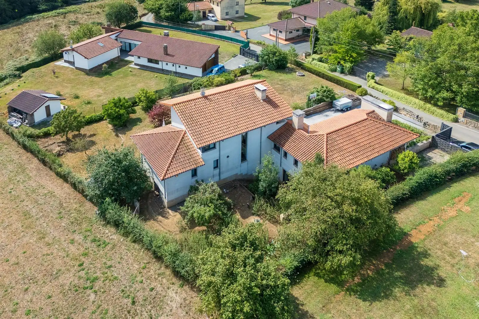 Vista exterior de Casa o chalet en venta en Llanera con Calefacción, Jardín privado y Terraza