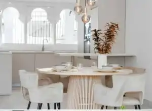 Comedor de Apartamento en venta en Medina de las Torres con Aire acondicionado, Terraza y Piscina